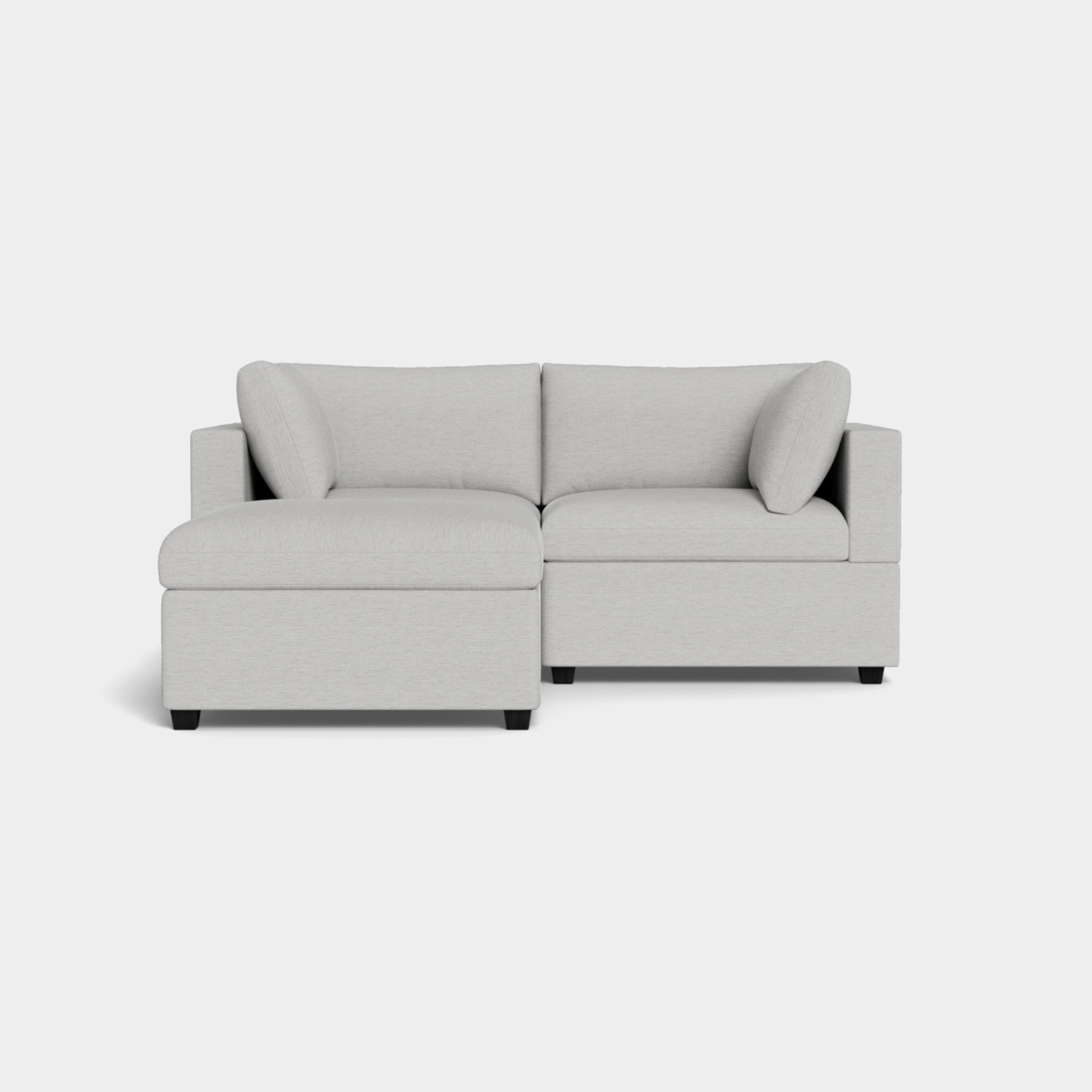 Albany Park Performance Linen Gray Sofa - image-4