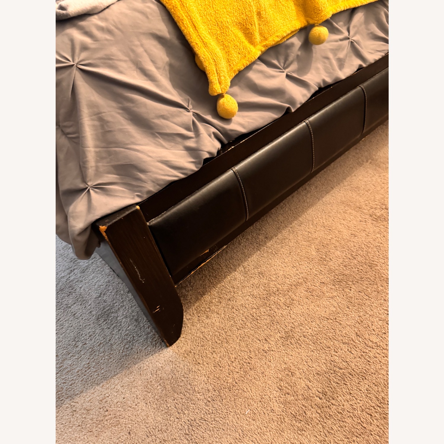 Black Queen Size Bed - image-2