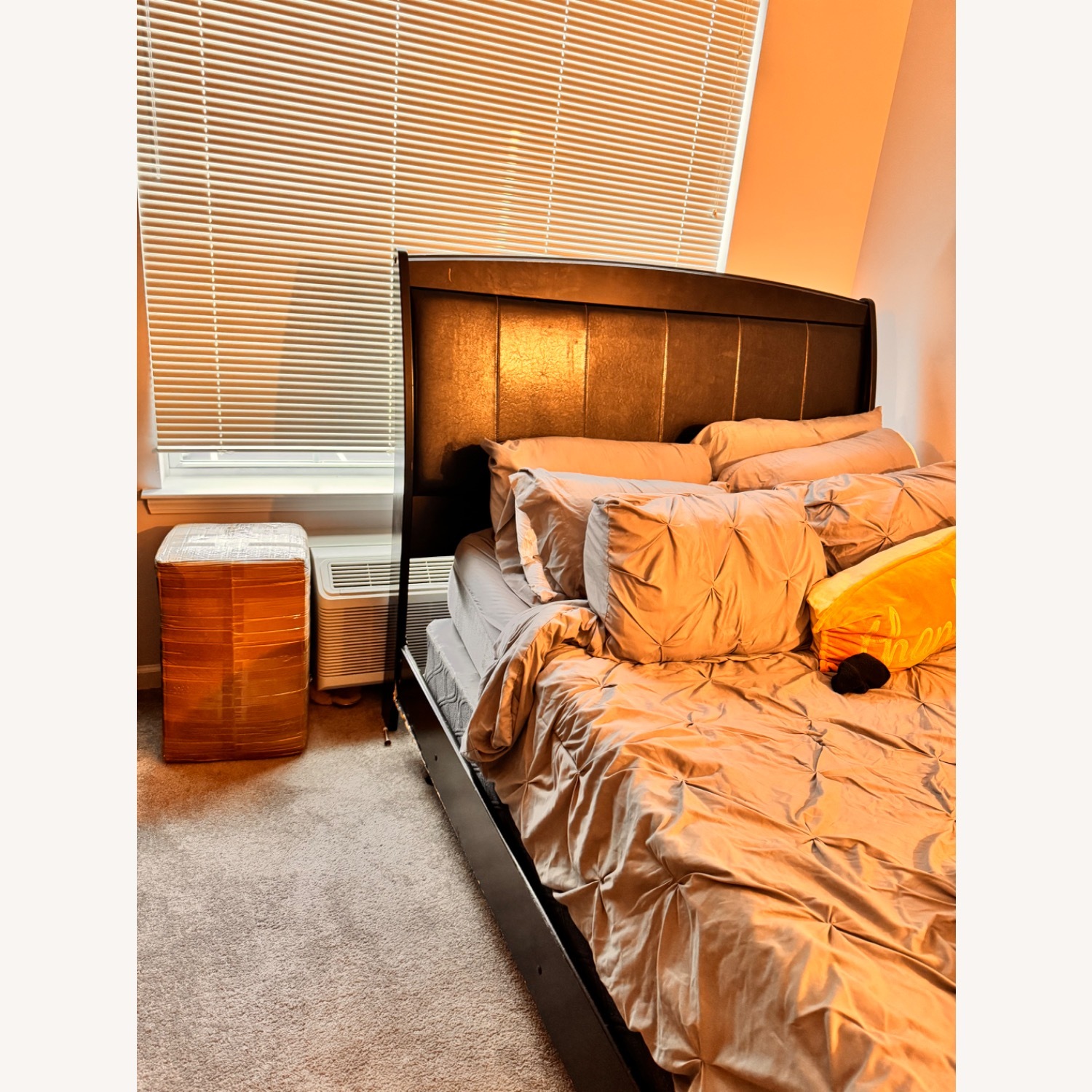 Black Queen Size Bed - image-4