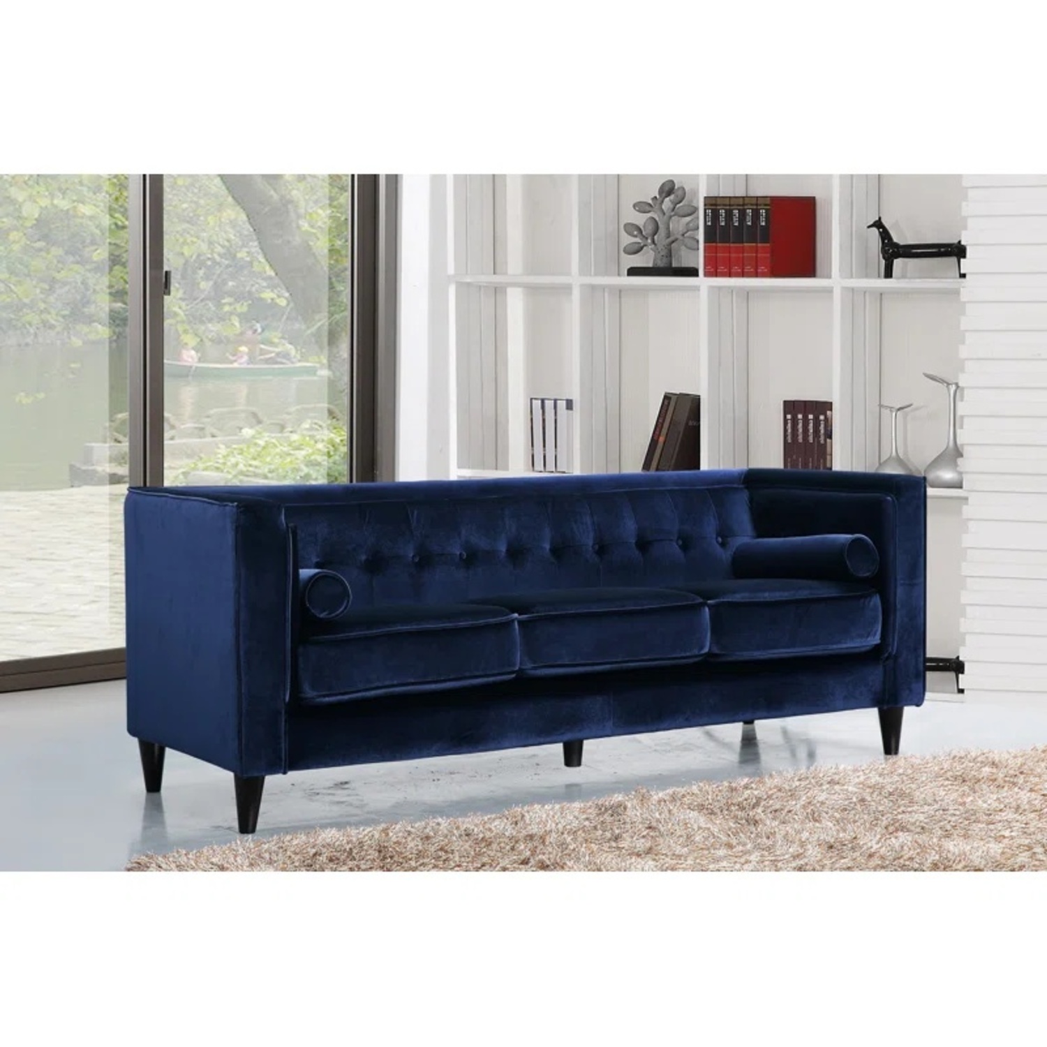Wayfair Bilotta 84'' Velvet Sofa by Everly Quinn - image-6