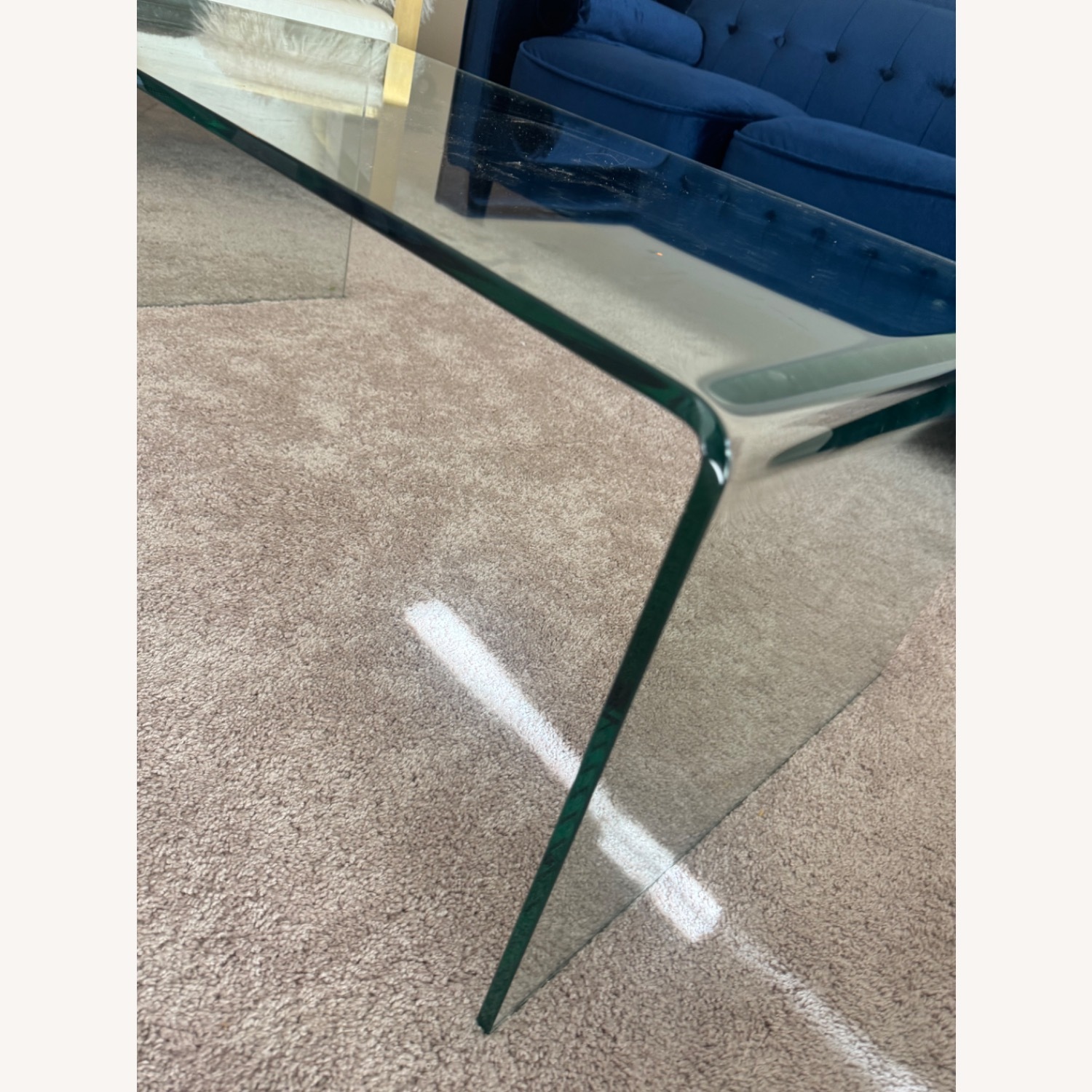Modern Sleek Glass Coffee Table  - image-4