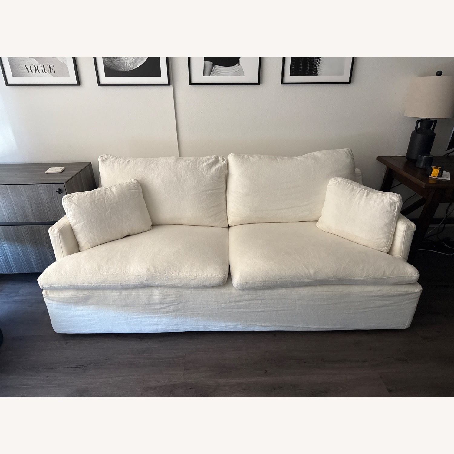 Restoration Hardware Cloud Track Arm Sofa  - image-1