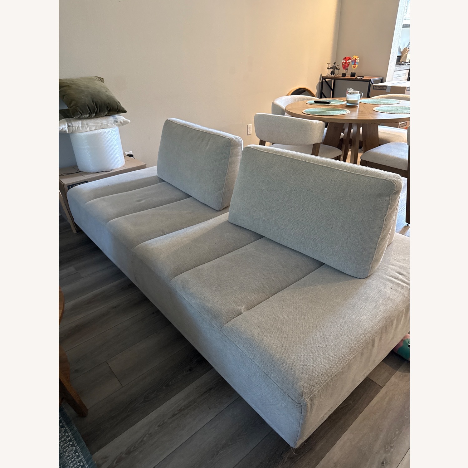 Beige Modern Sofa - image-3