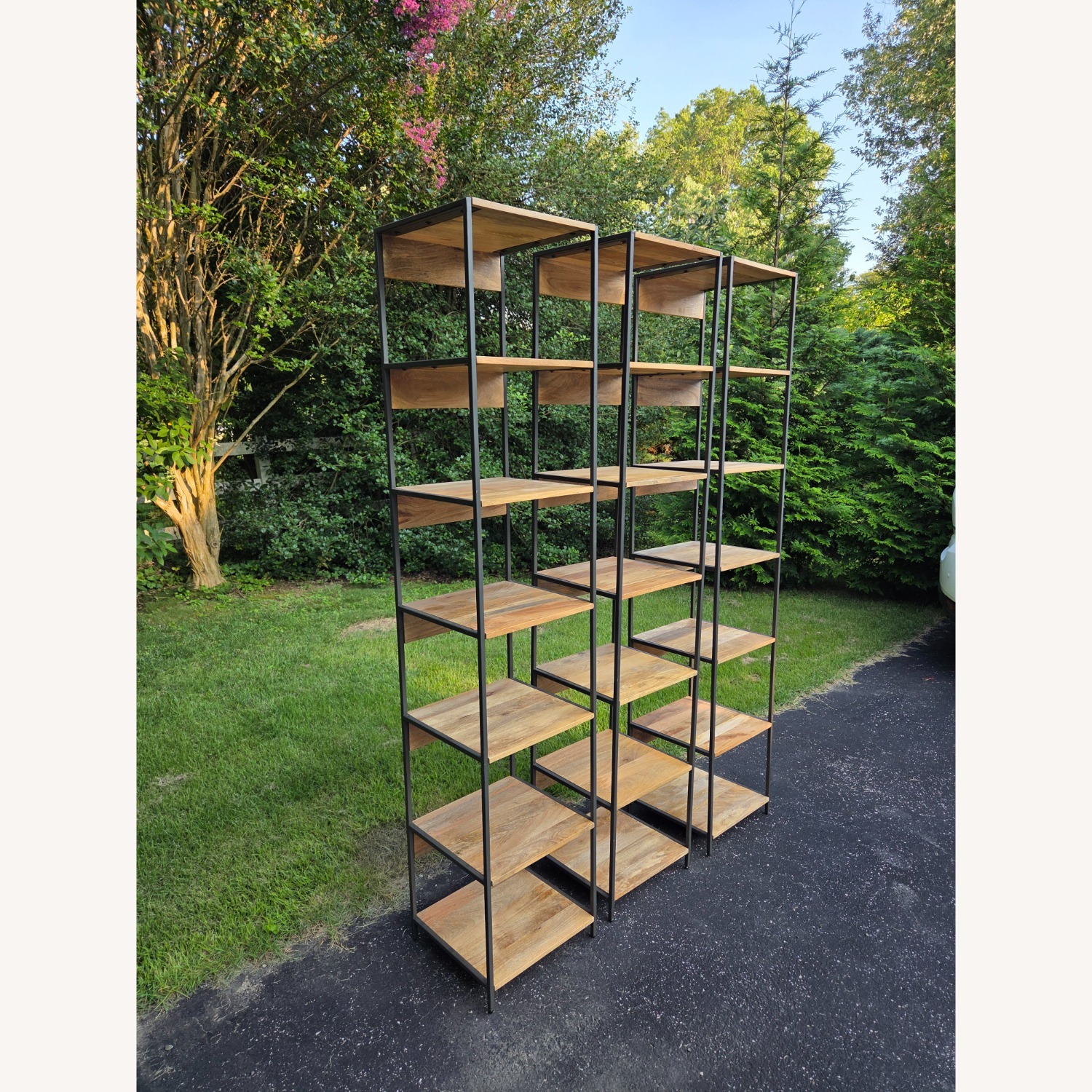 West Elm Industrial Modular Bookshelf (17"), Set of 3  - image-12