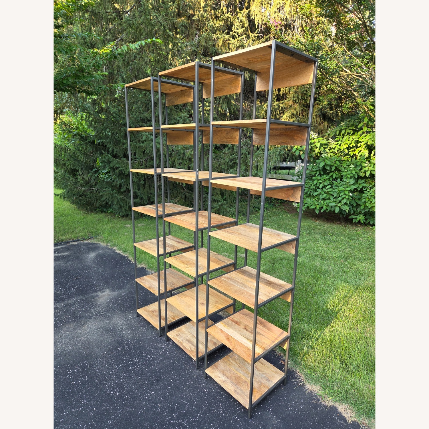 West Elm Industrial Modular Bookshelf (17"), Set of 3  - image-11