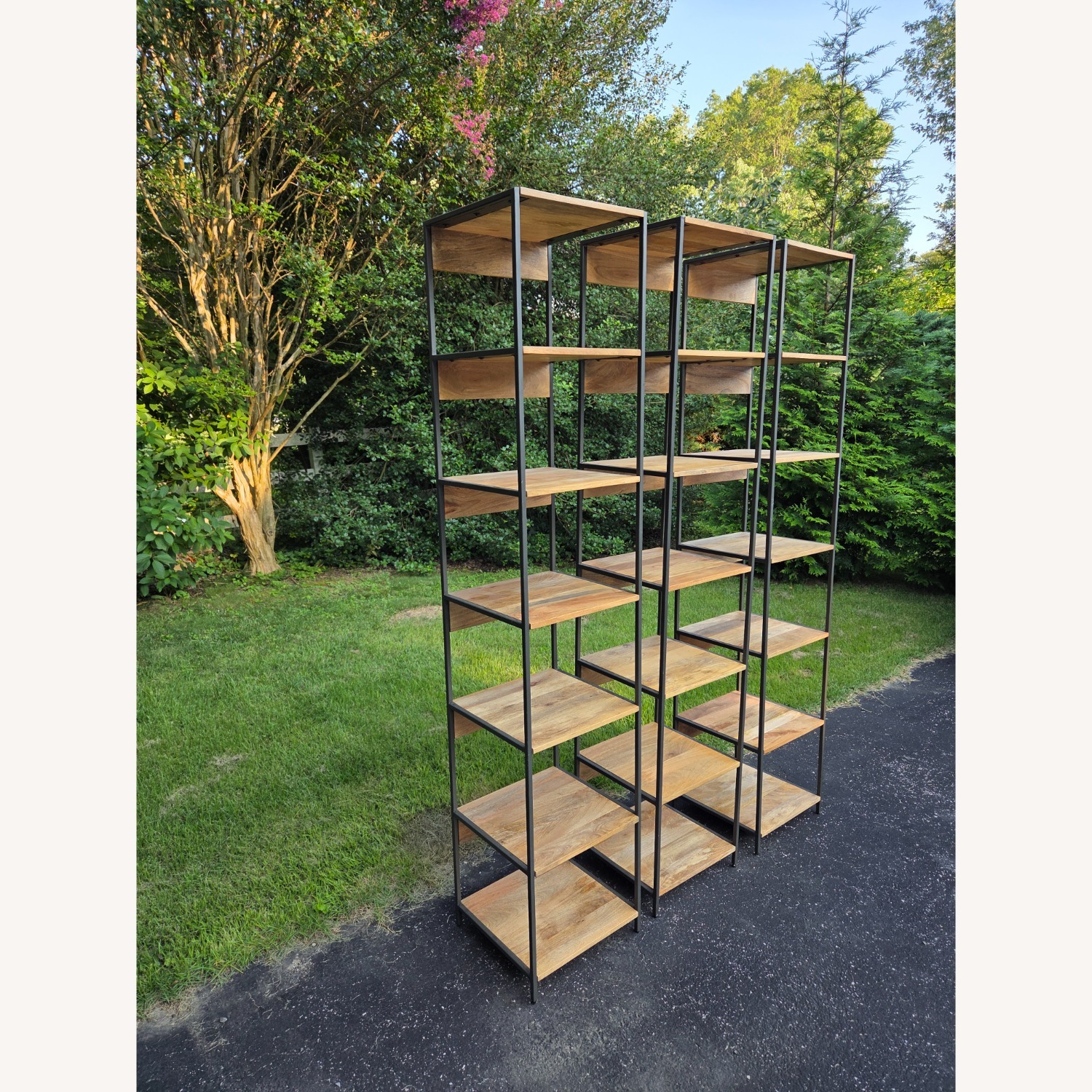 West Elm Industrial Modular Bookshelf (17"), Set of 3  - image-13