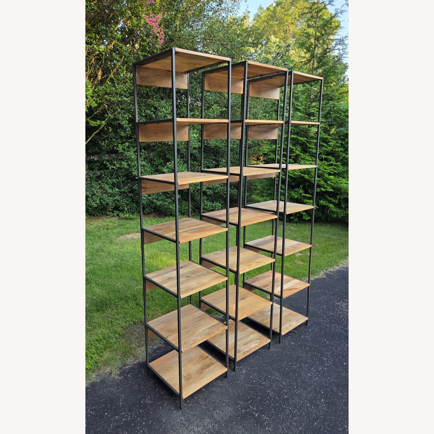West Elm Industrial Modular Bookshelf (17"), Set of 3  - image-10
