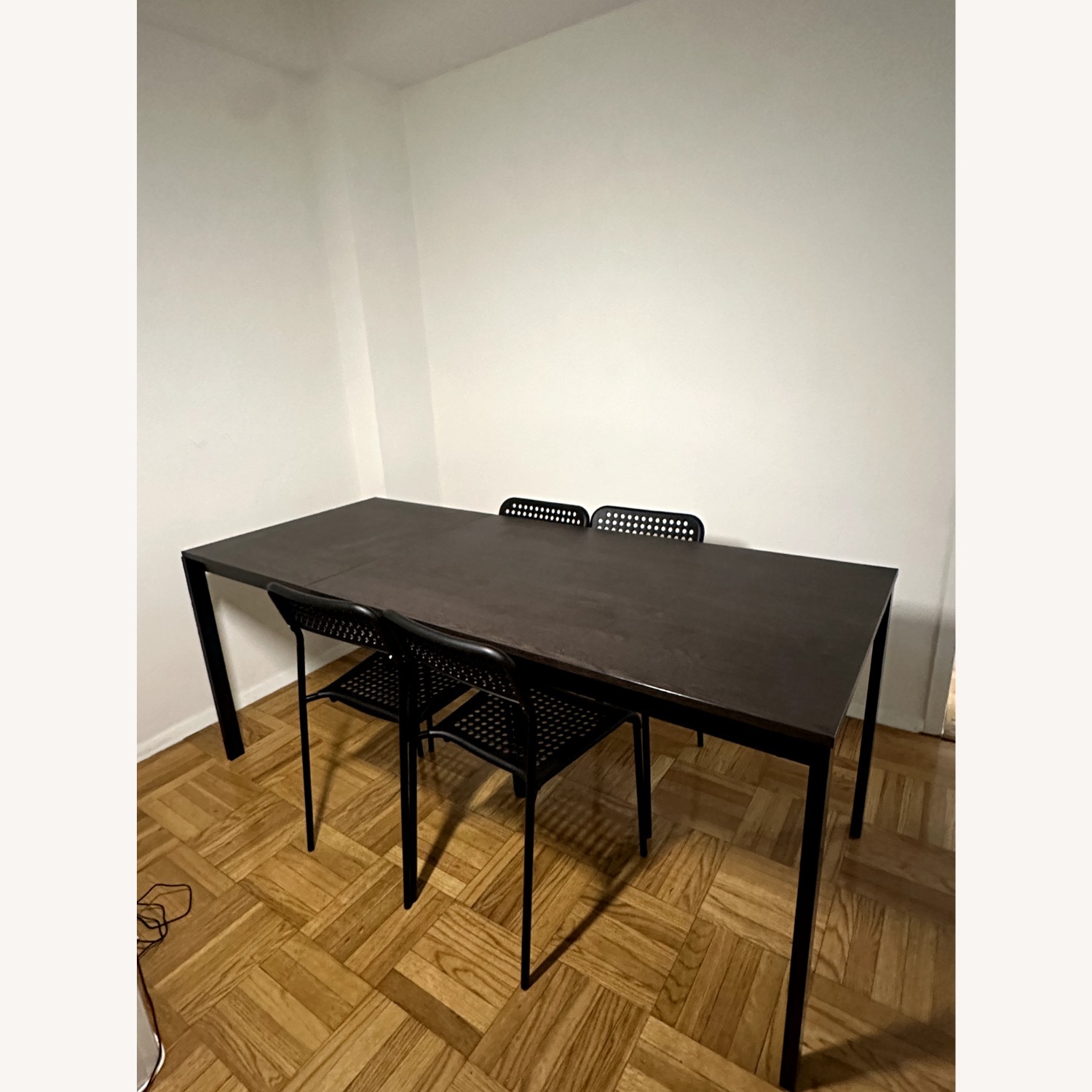 IKEA 6 ADDE Dining Chairs (Black) - image-4