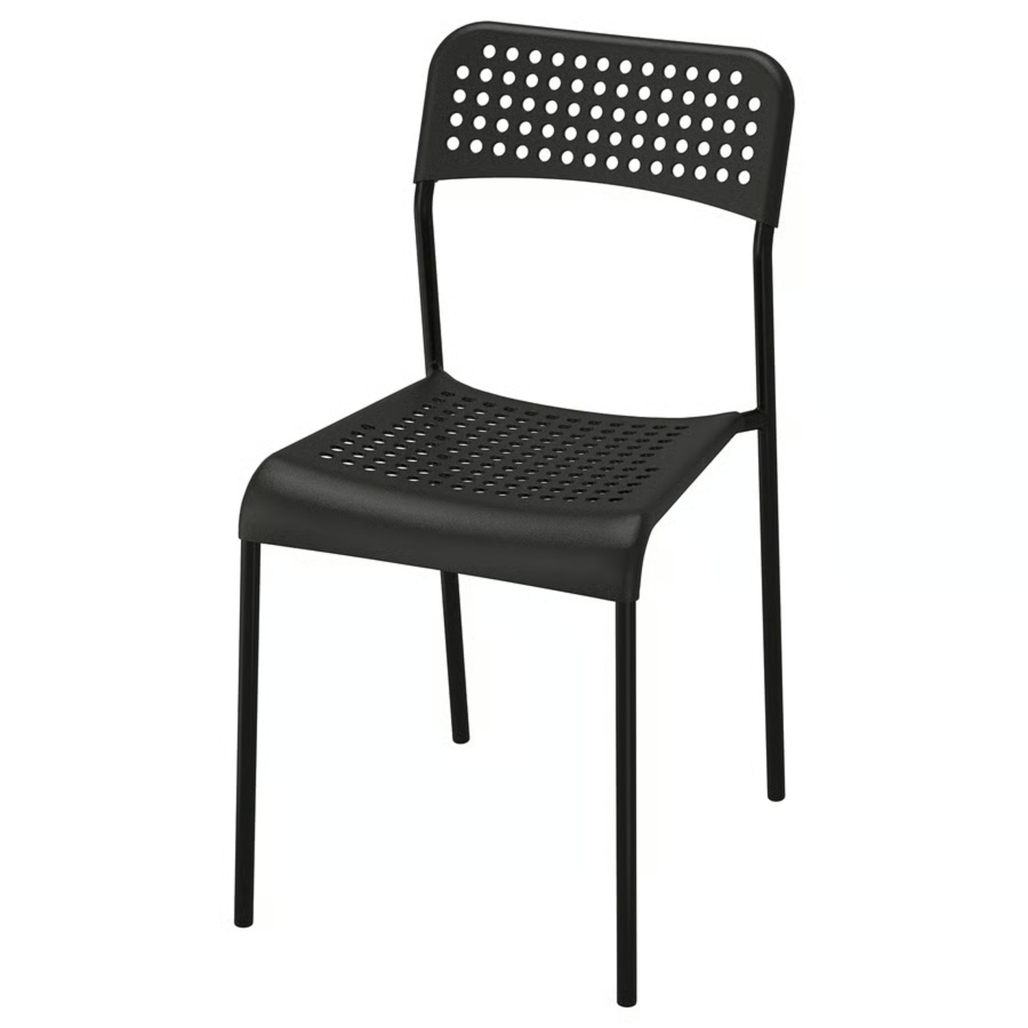 IKEA 6 ADDE Dining Chairs (Black) - image-5