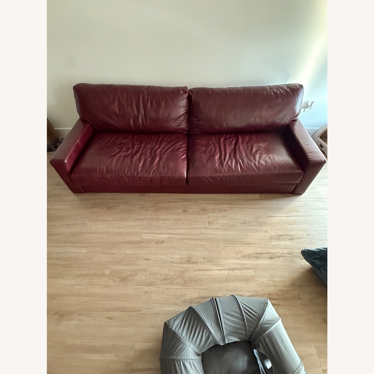 Pottery Barn Turner Leather Couch - image-1