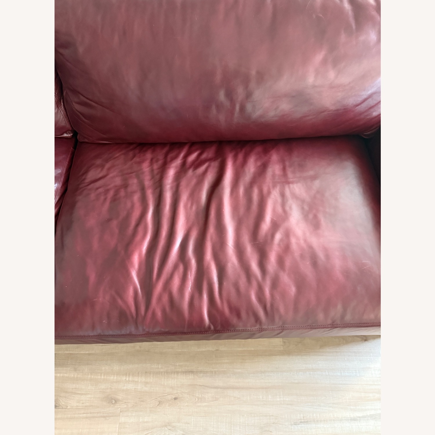 Pottery Barn Turner Leather Couch - image-6