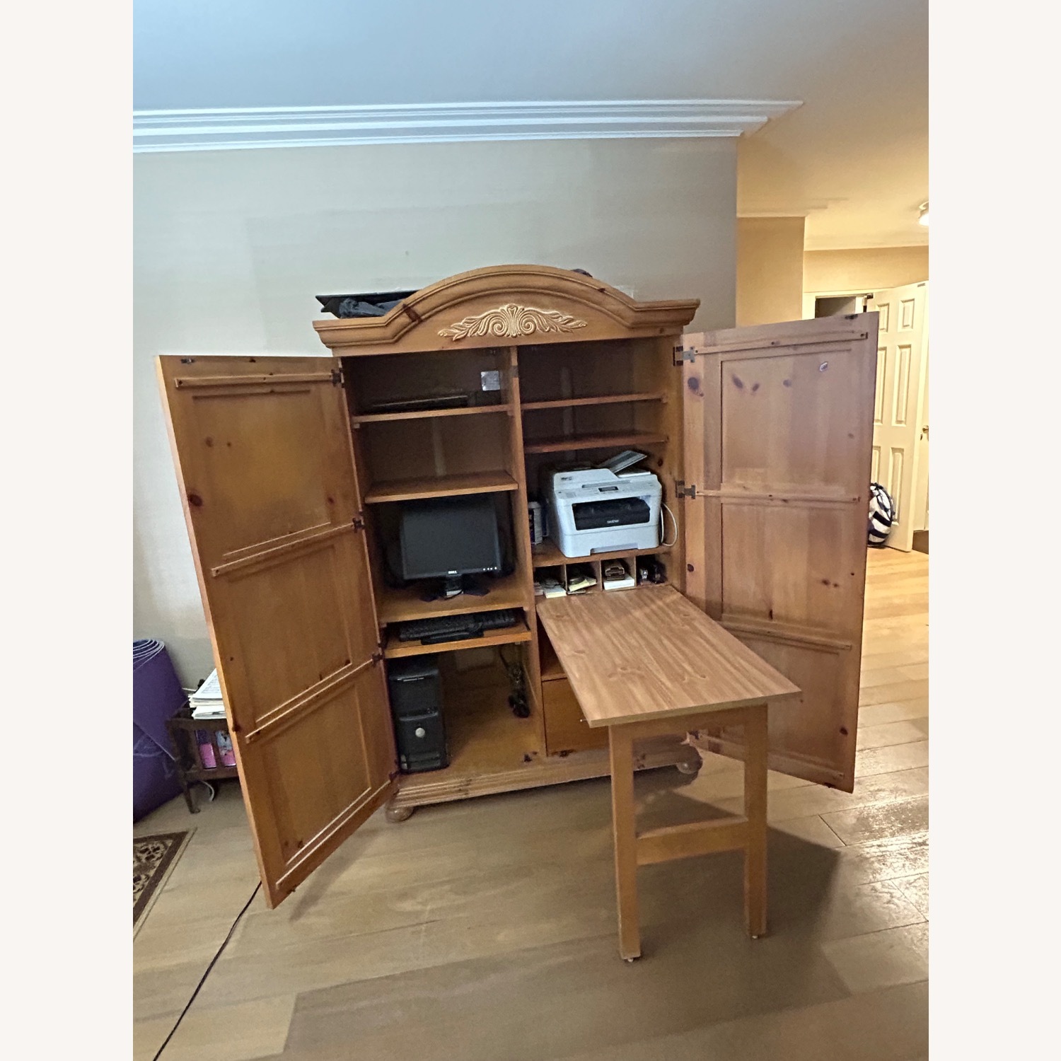 Broyhill Computer Armoire & Workstation - image-6
