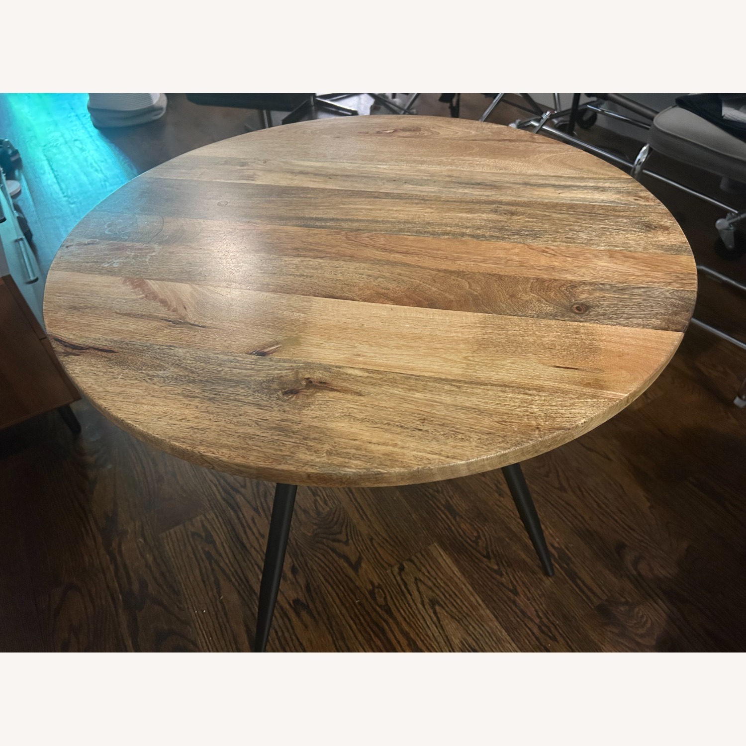 West Elm Wren Bistro Table - Raw Mango - image-3
