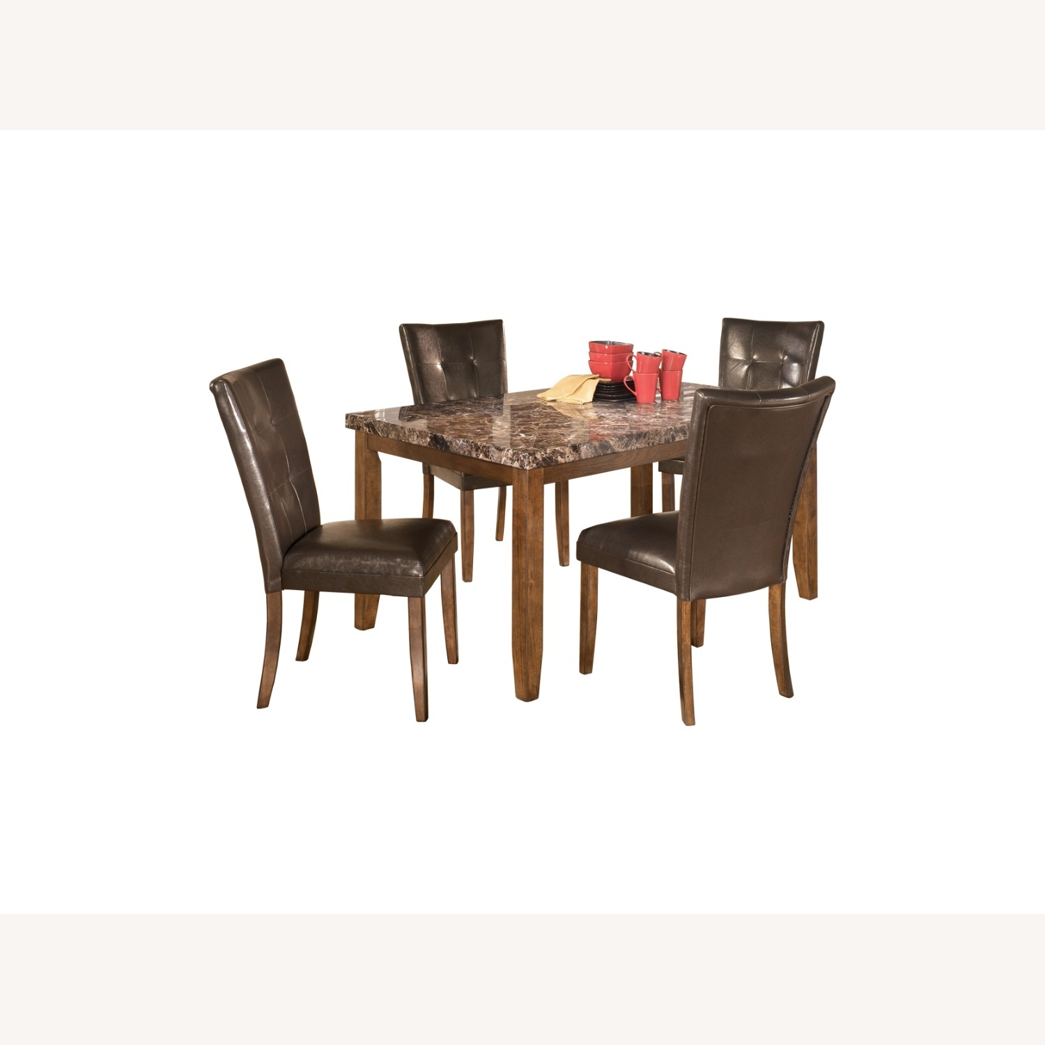 Ashley Furniture Lacy Brown Dining Set - image-5