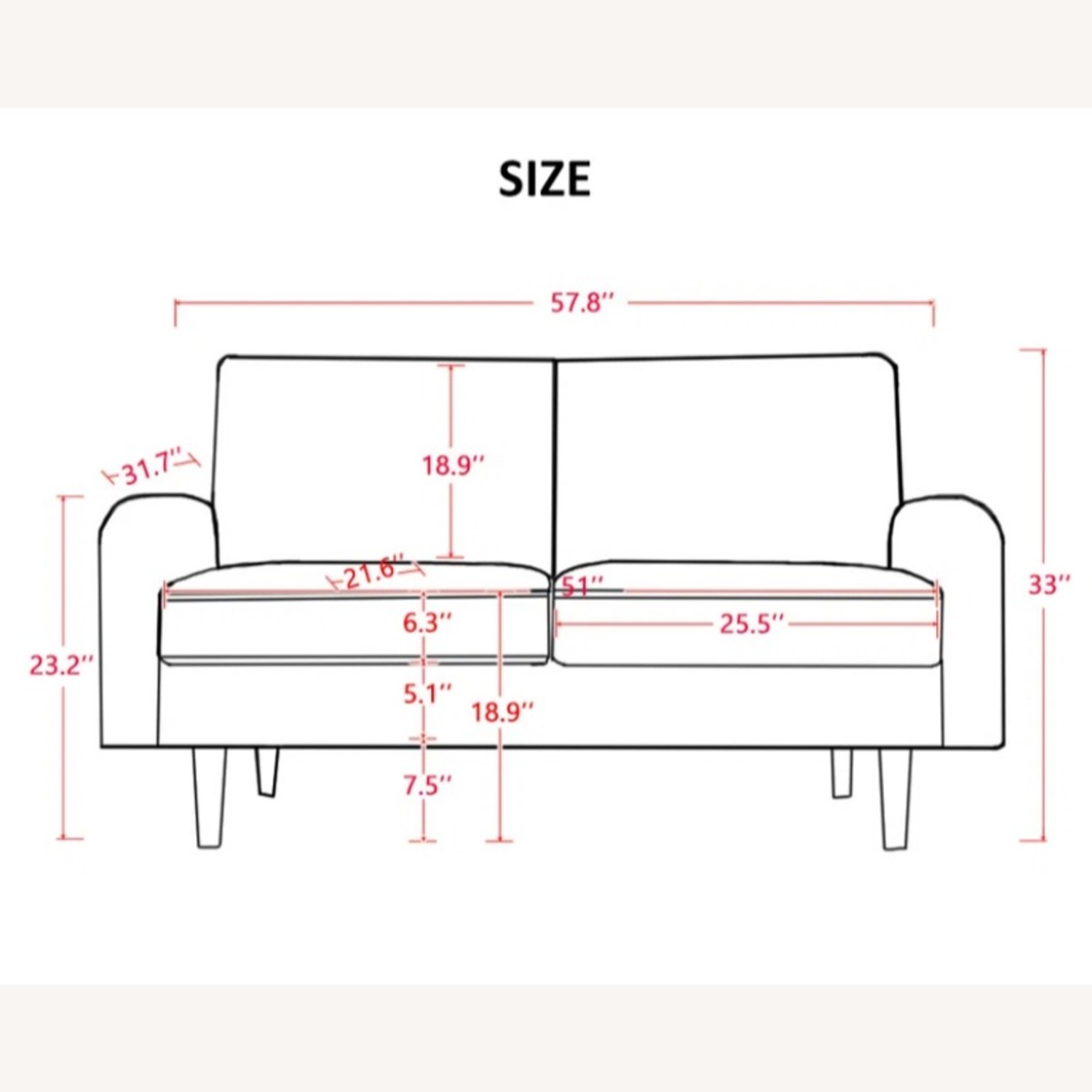 Everly Quinn Hessville Velvet Round Arm Sofa - image-3