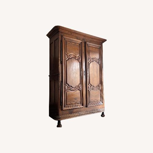 Used Antique French Wood Armoire for sale on AptDeco