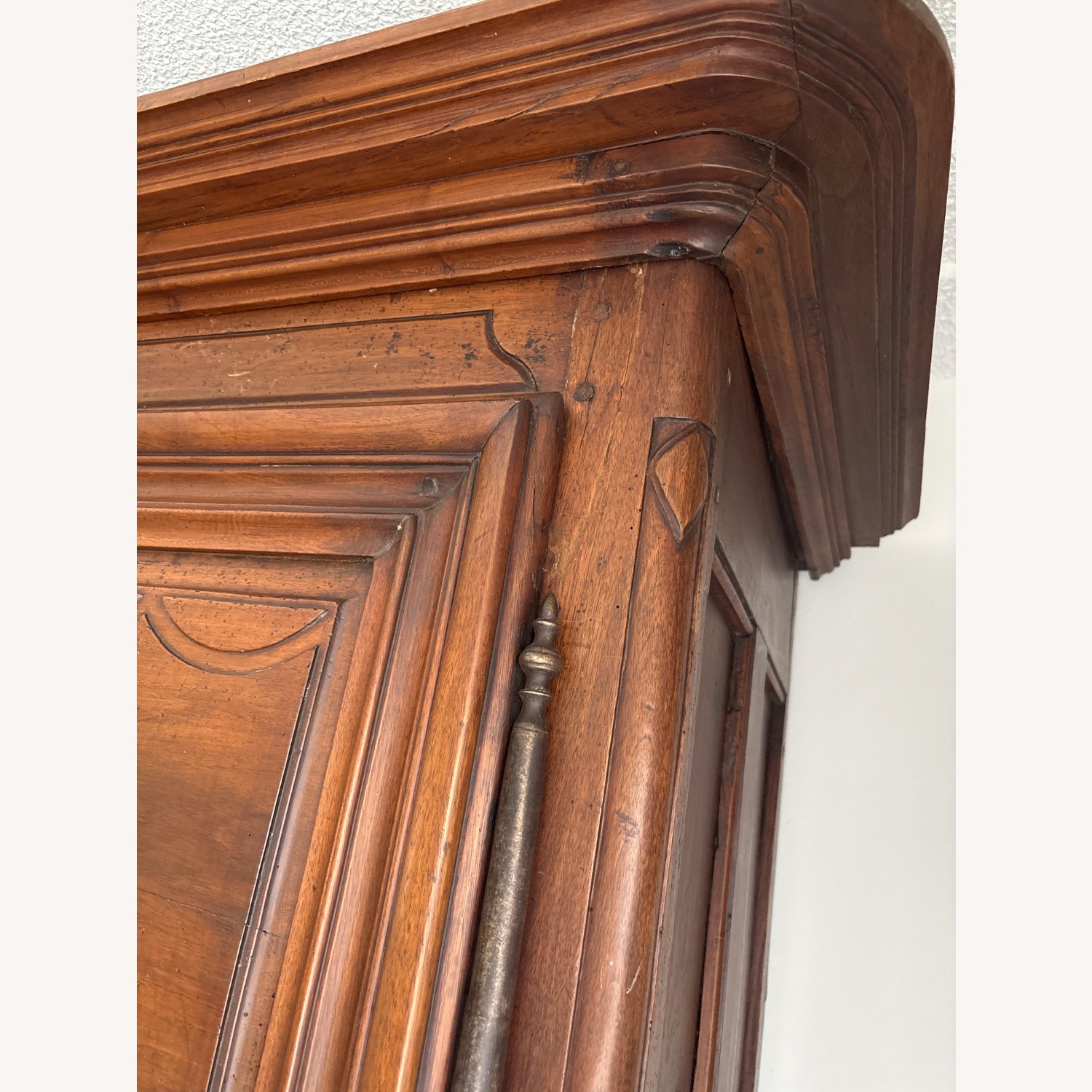 Antique French Wood Armoire - image-17