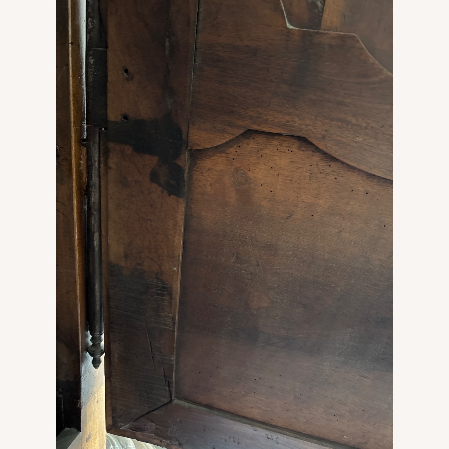 Antique French Wood Armoire - image-16
