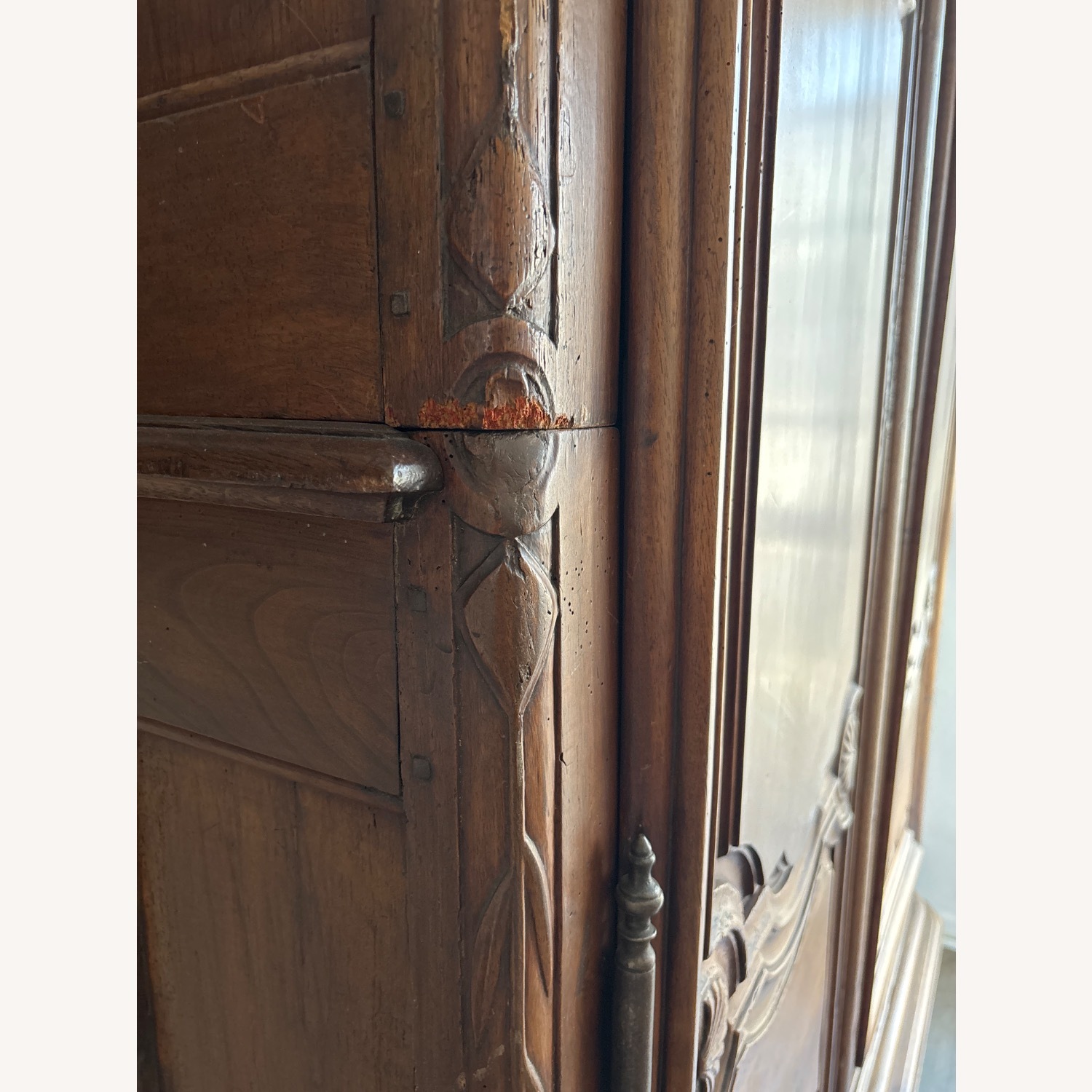 Antique French Wood Armoire - image-6