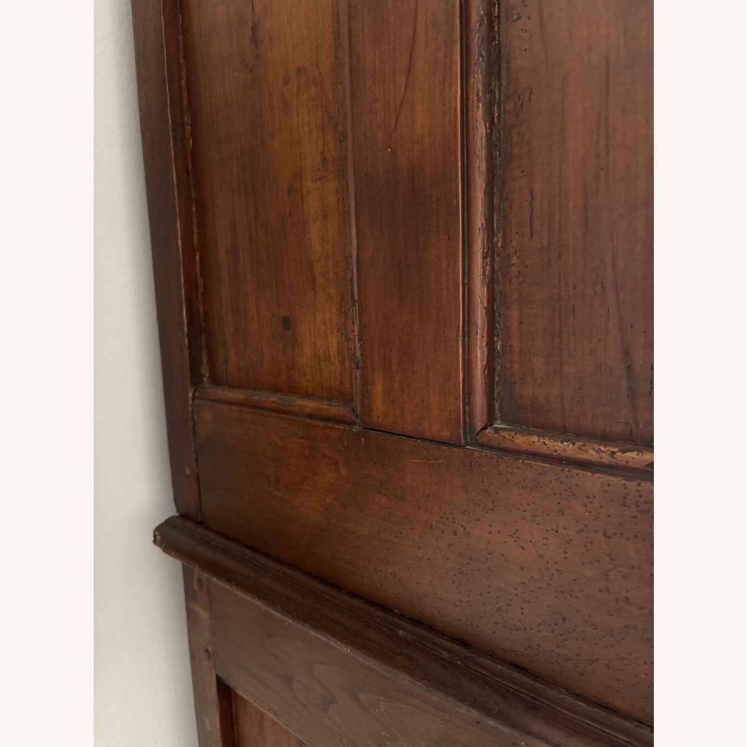 Antique French Wood Armoire - image-9