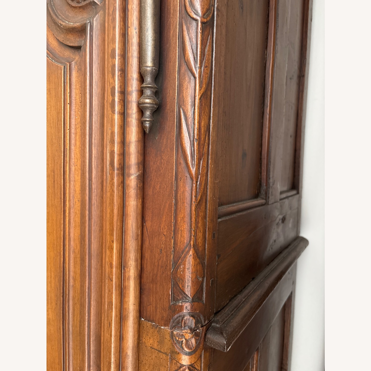 Antique French Wood Armoire - image-18