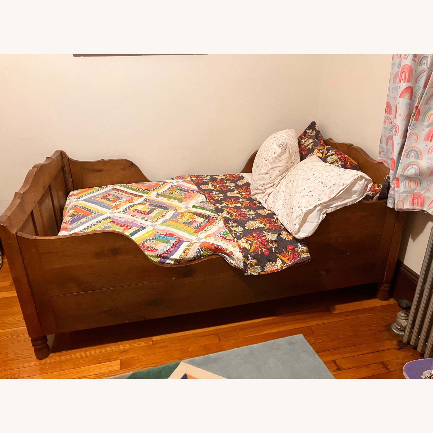 Antique Double Sleigh Bed - image-2