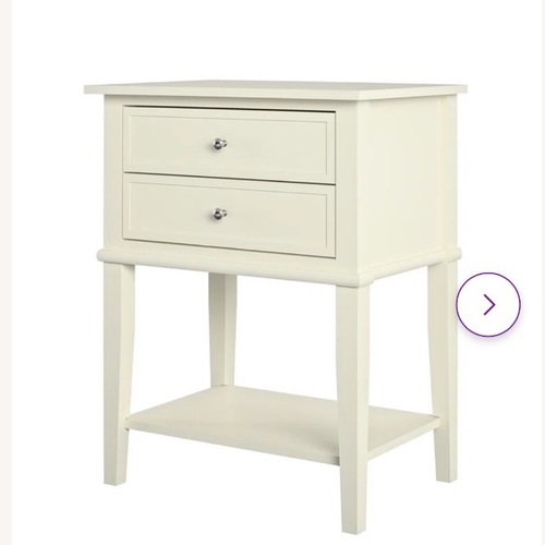 Used Dmitry 2-Drawer End Table with Storage for sale on AptDeco