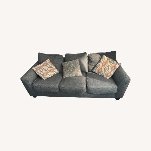 Used Bob's Discount Furniture Grey Couch  for sale on AptDeco