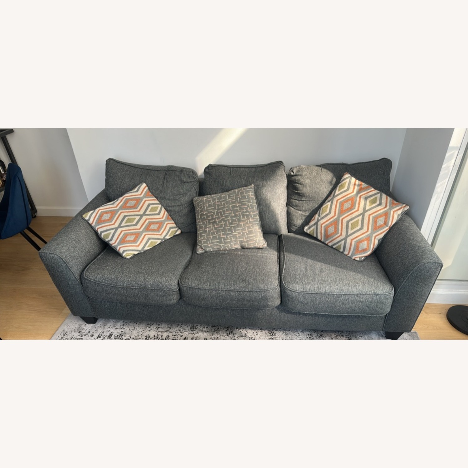 Bob's Discount Furniture Grey Couch  - image-3