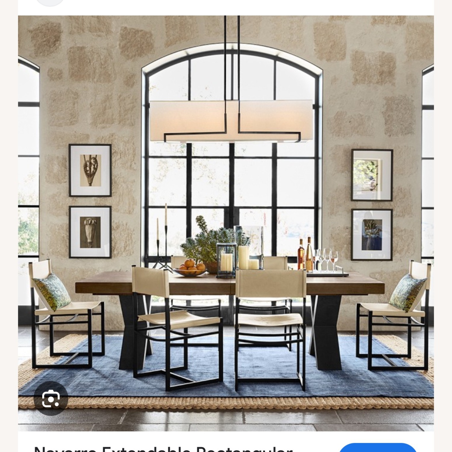 Williams Sonoma Navarro Dining Table - image-22