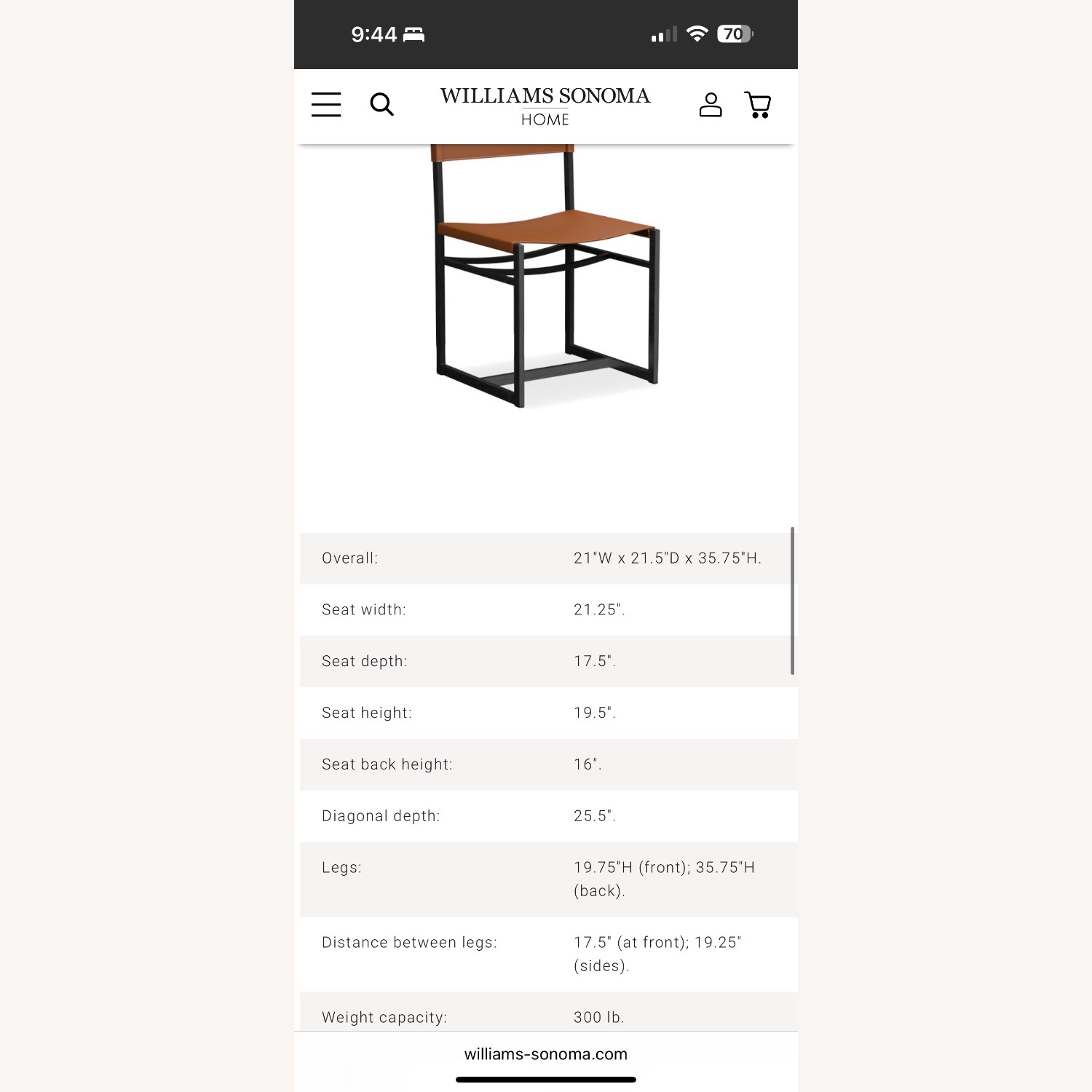 Williams Sonoma Navarro Dining Table - image-17