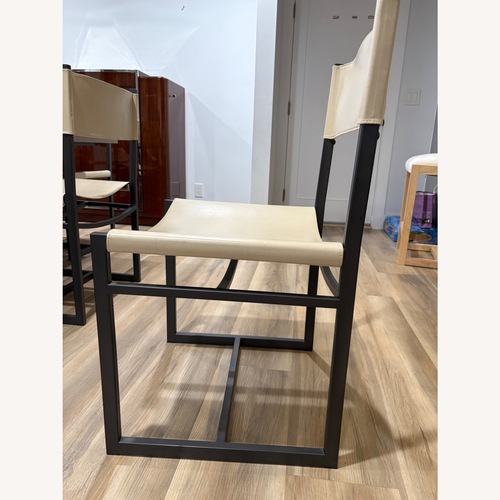 Used Williams Sonoma Navarro Metal Dining Chairs  for sale on AptDeco