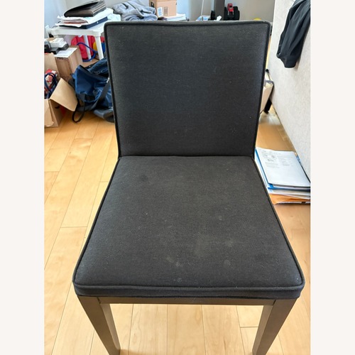 Used Charcoal Fabric Dining Chairs for sale on AptDeco