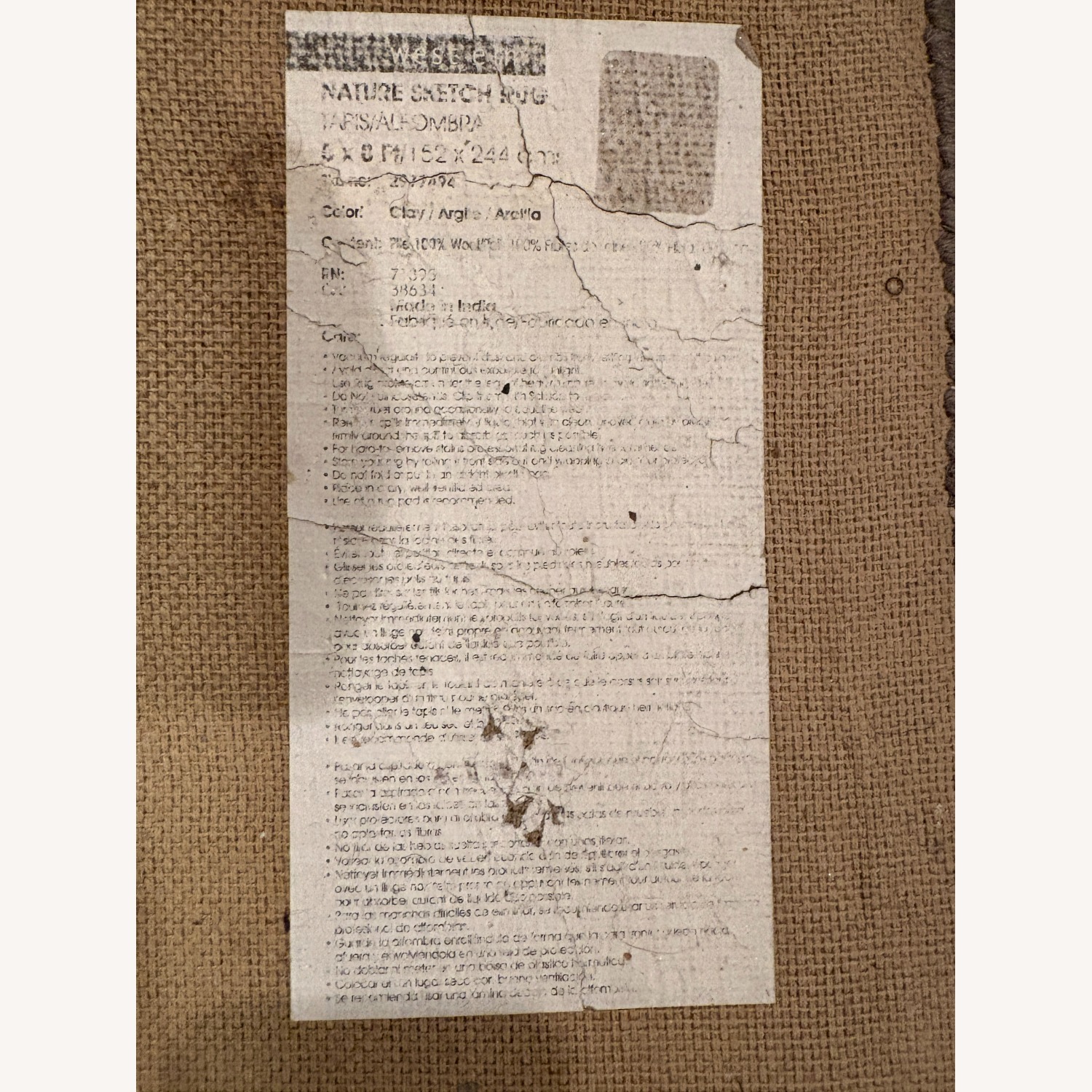 West Elm Nature Sketch 5'x8' Rug - image-6