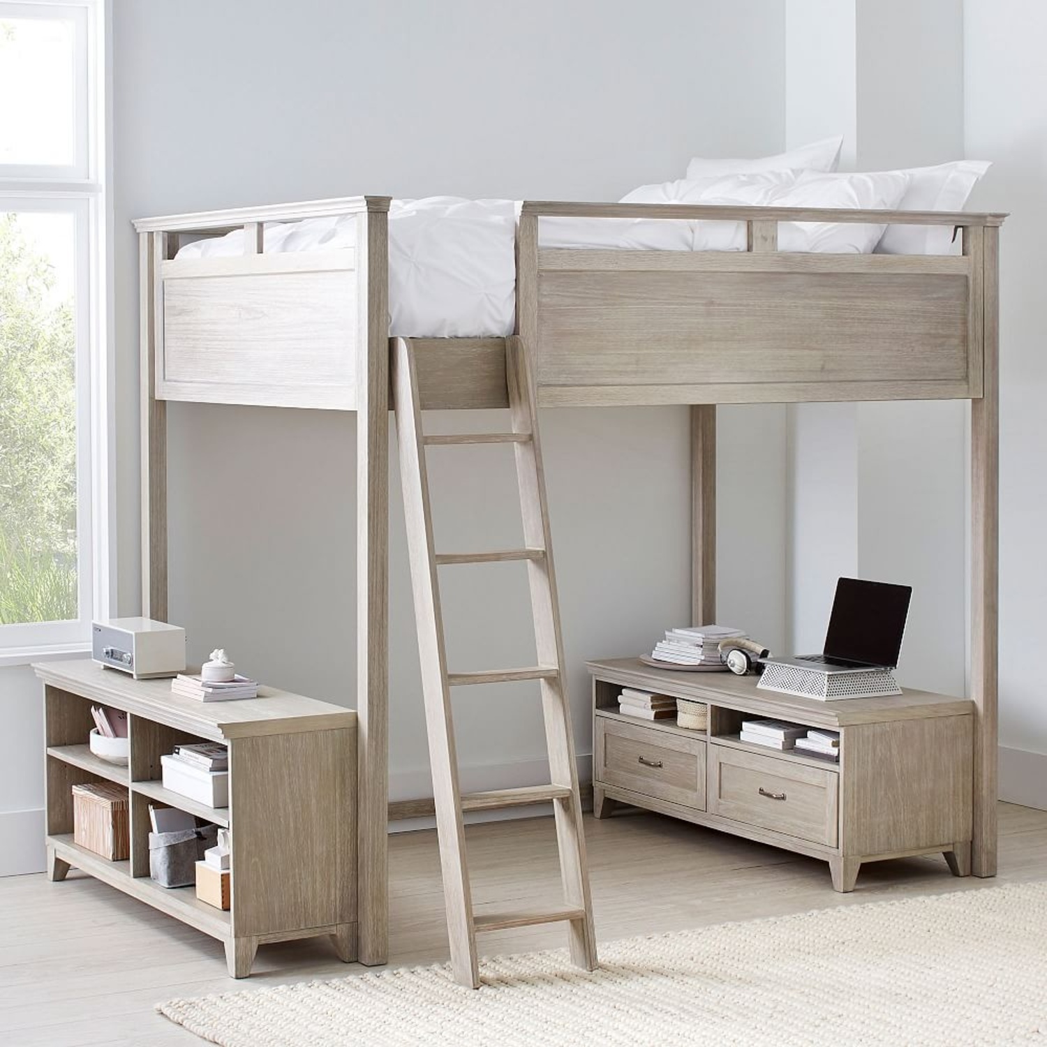 Pottery Barn Teen Hampton Loft Bed  - image-5