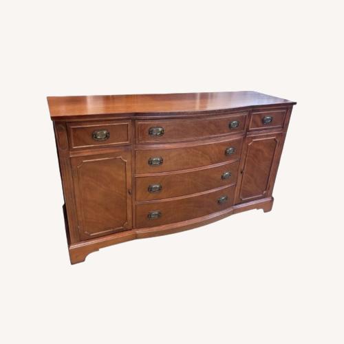 Used Traditional Wood 6-Drawer w/ Lower Cabinets Buffet for sale on AptDeco