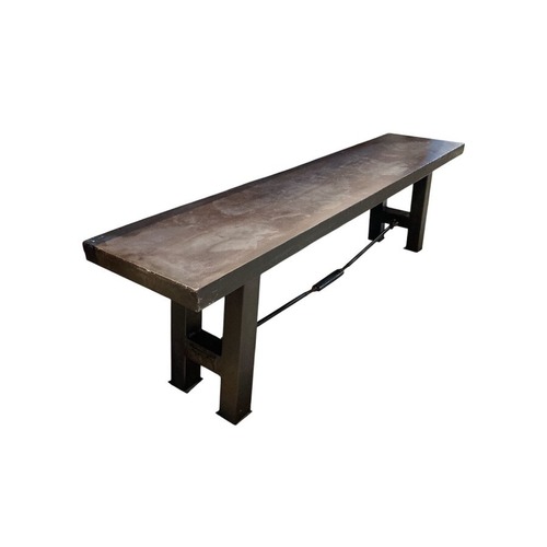 Used Industrial Style Wrought Metal Bench for sale on AptDeco
