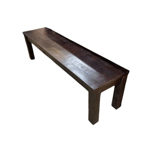 Used Havana Dark Wood Dining Bench for sale on AptDeco