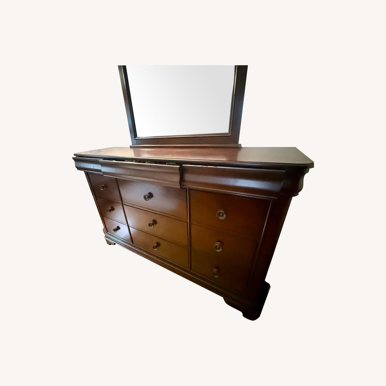 12 Drawer Dresser with Mirror - image-0
