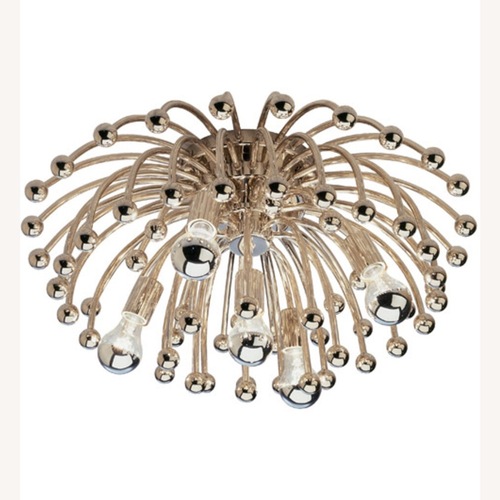 Used Vintage Designer Lamp Anemone in Polished Nickel for sale on AptDeco