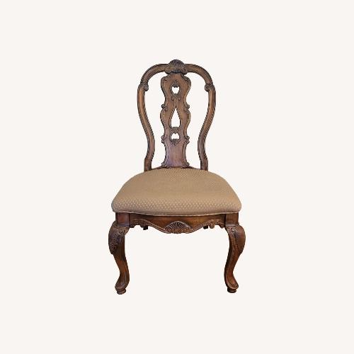 Used Vintage French-Style Wooden Dining Chair Set for sale on AptDeco