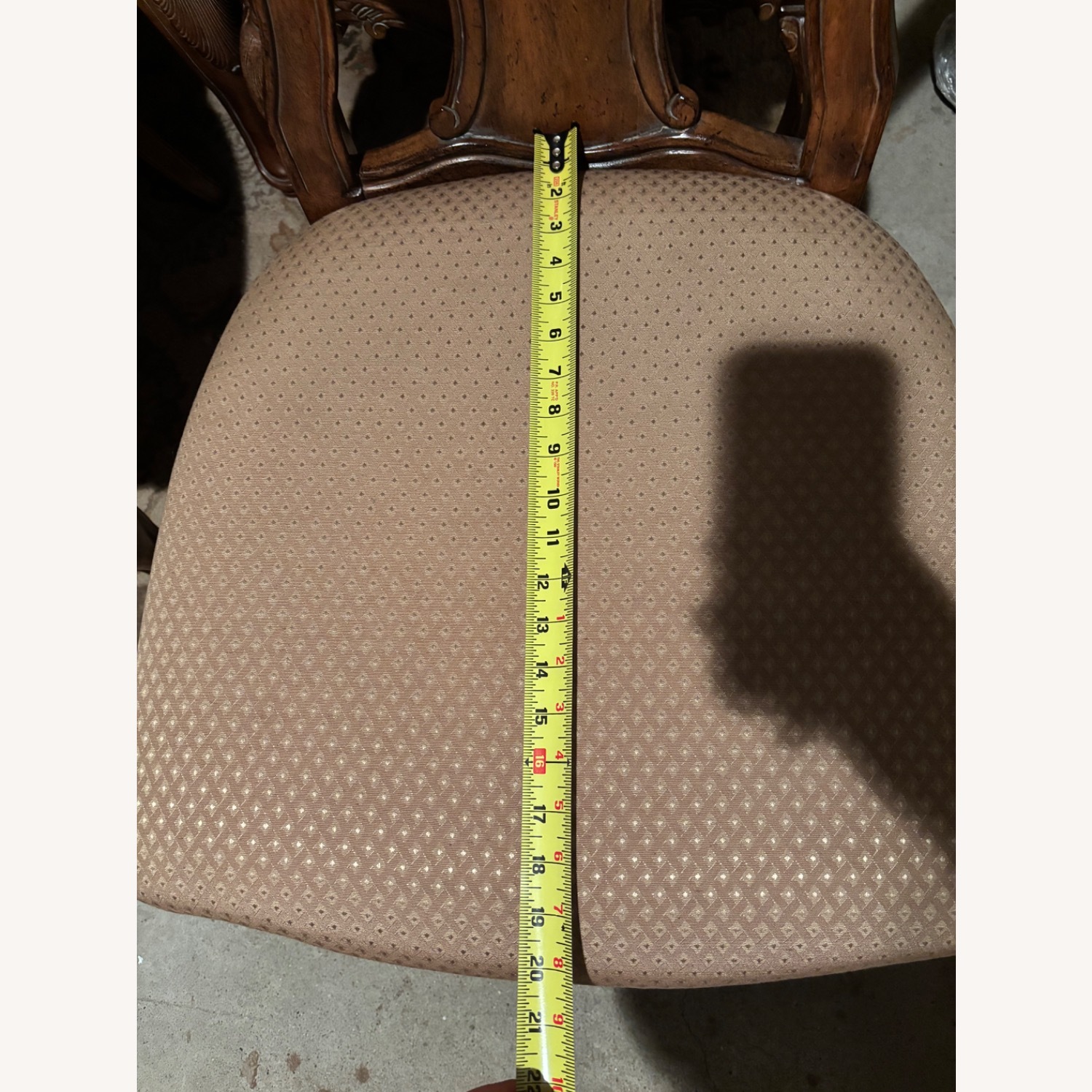 Vintage French-Style Wooden Dining Chair Set - image-6