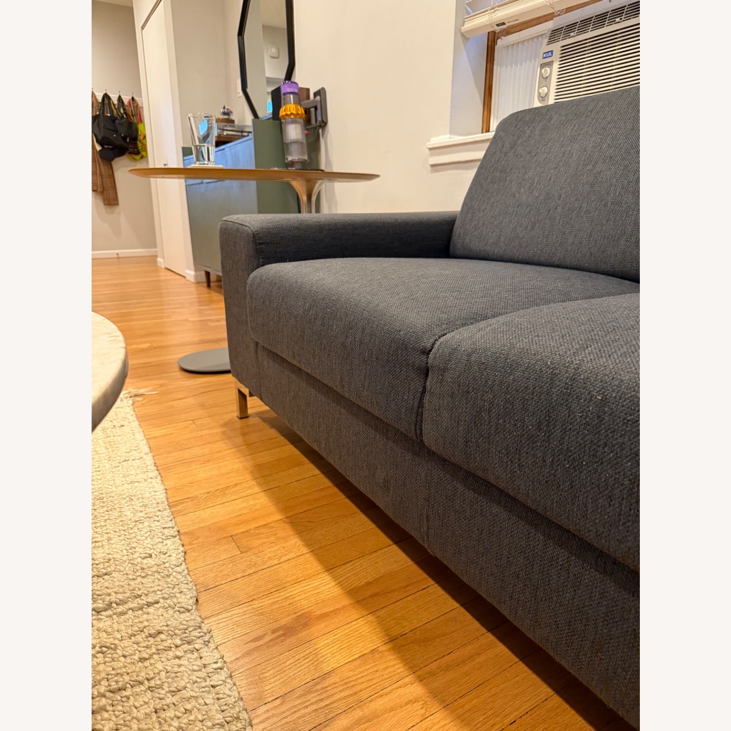 Navy Blue Sectional Couch - image-3