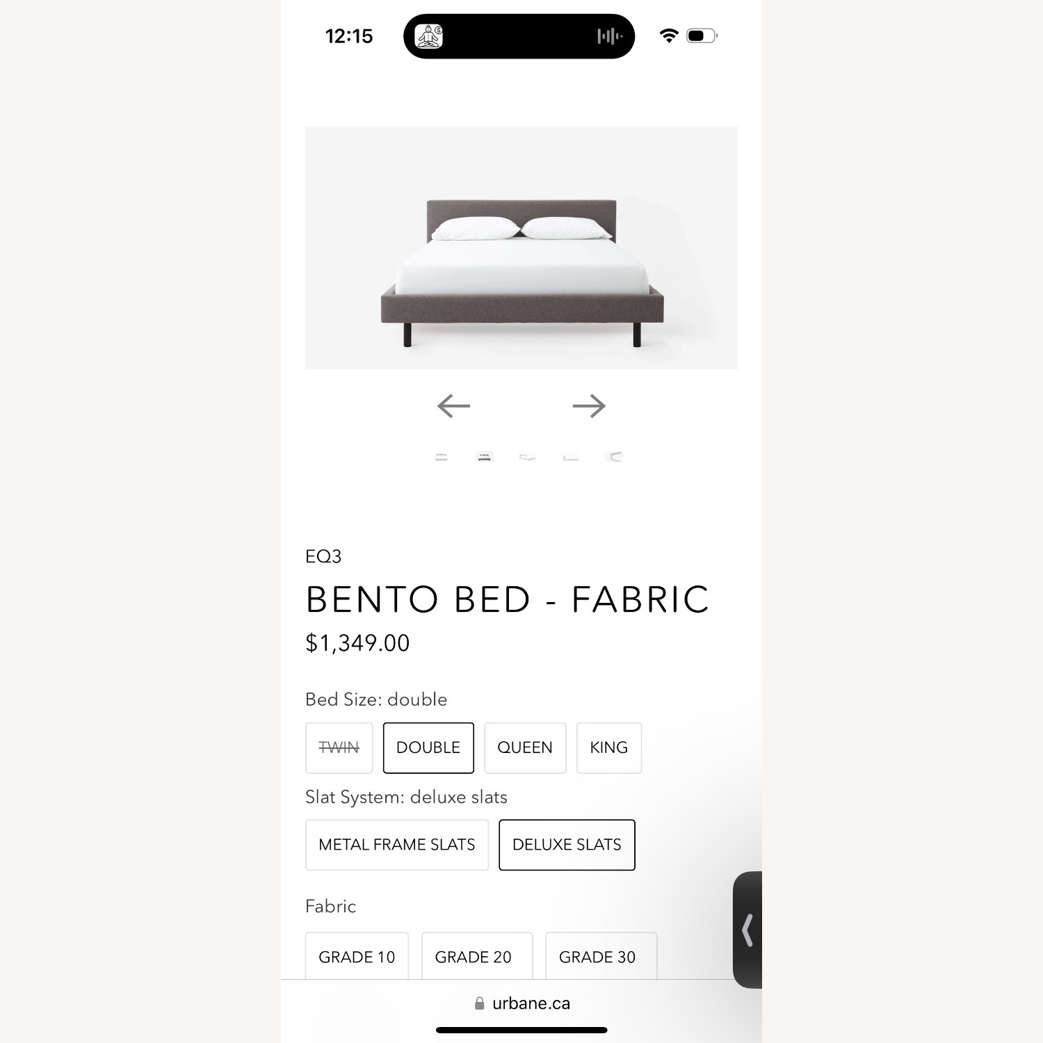 EQ3 Platform Bed Frame Full - image-2