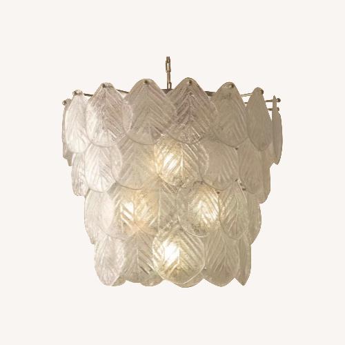 Used Murano Glass Chandelier 6-bulb  for sale on AptDeco