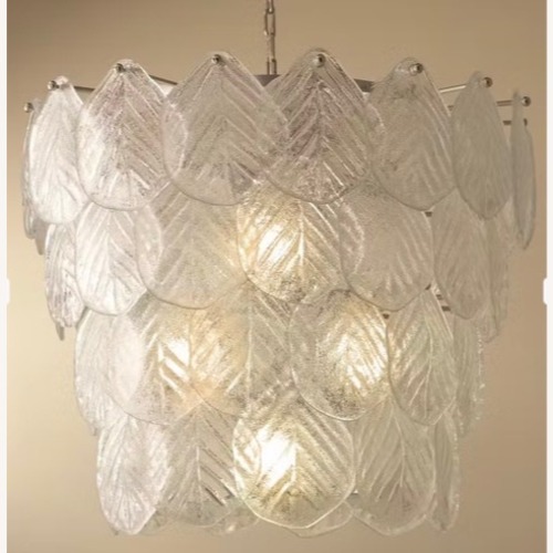 Used Murano Glass Chandelier 6-bulb  for sale on AptDeco