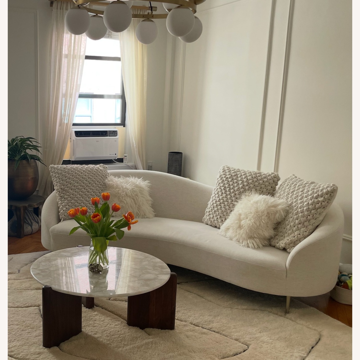 CB2 Curvo Full Couch - image-1