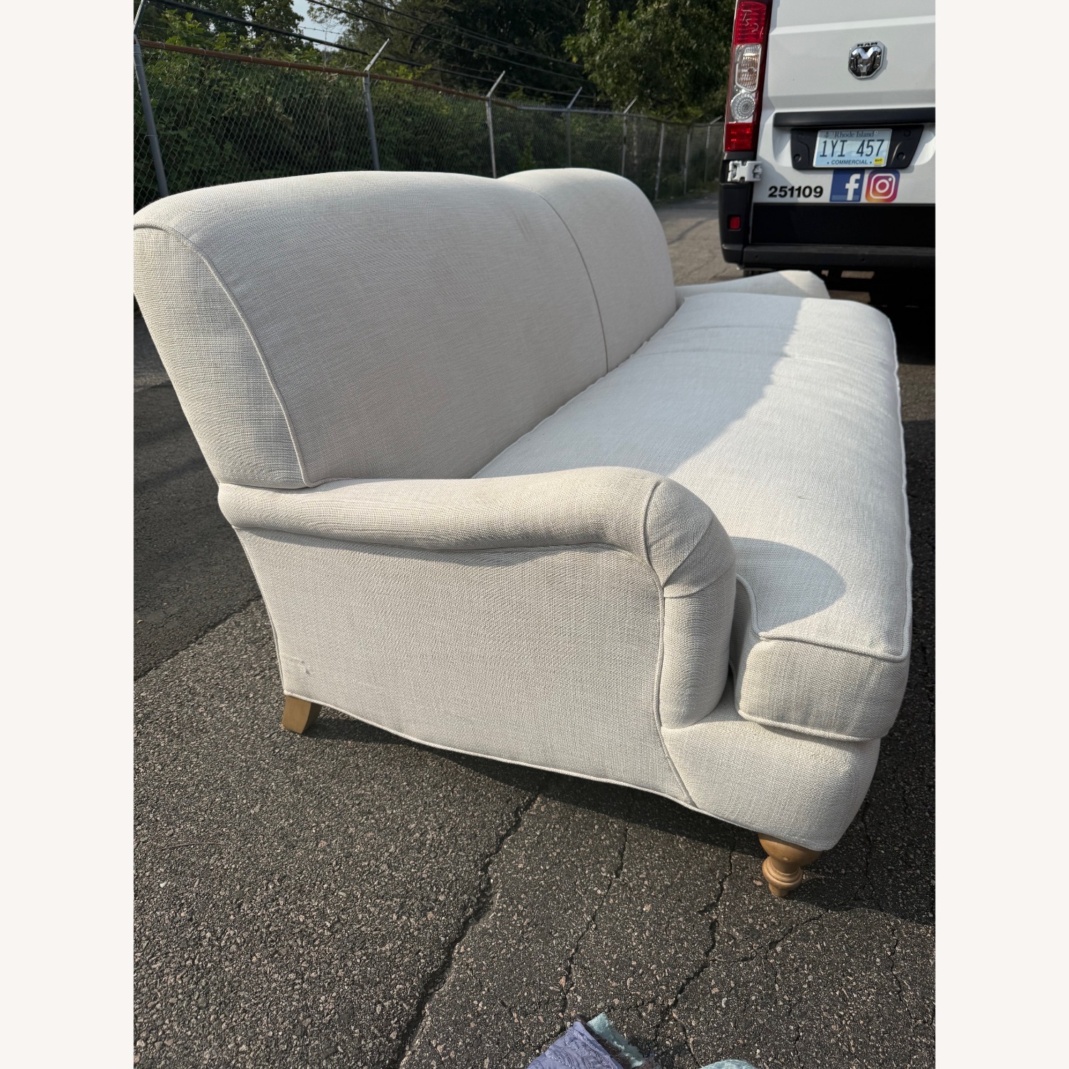 Miramar English Roll Arm Sofa - image-2