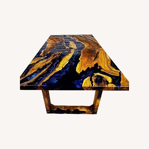 Used Custom made Epoxy Table  for sale on AptDeco
