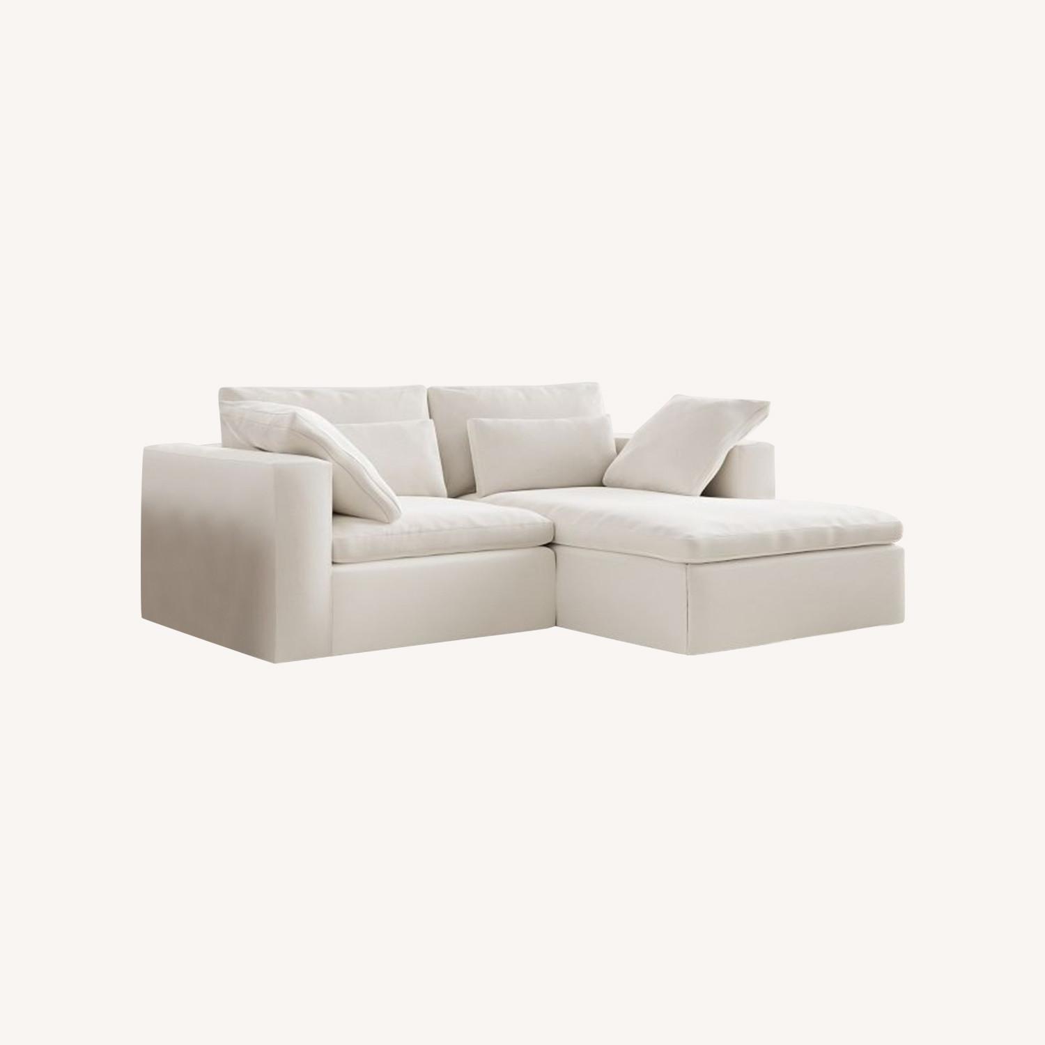 West Elm Harmony Modular with Ottoman - image-0
